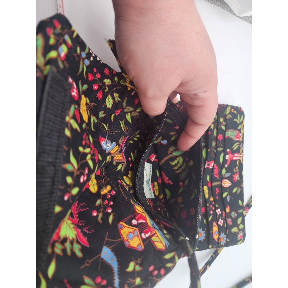 Vintage Vera Bradley Tote Purse And Crossbody Wallet Set- Ming Pattern- EUC - Picture 7 of 12